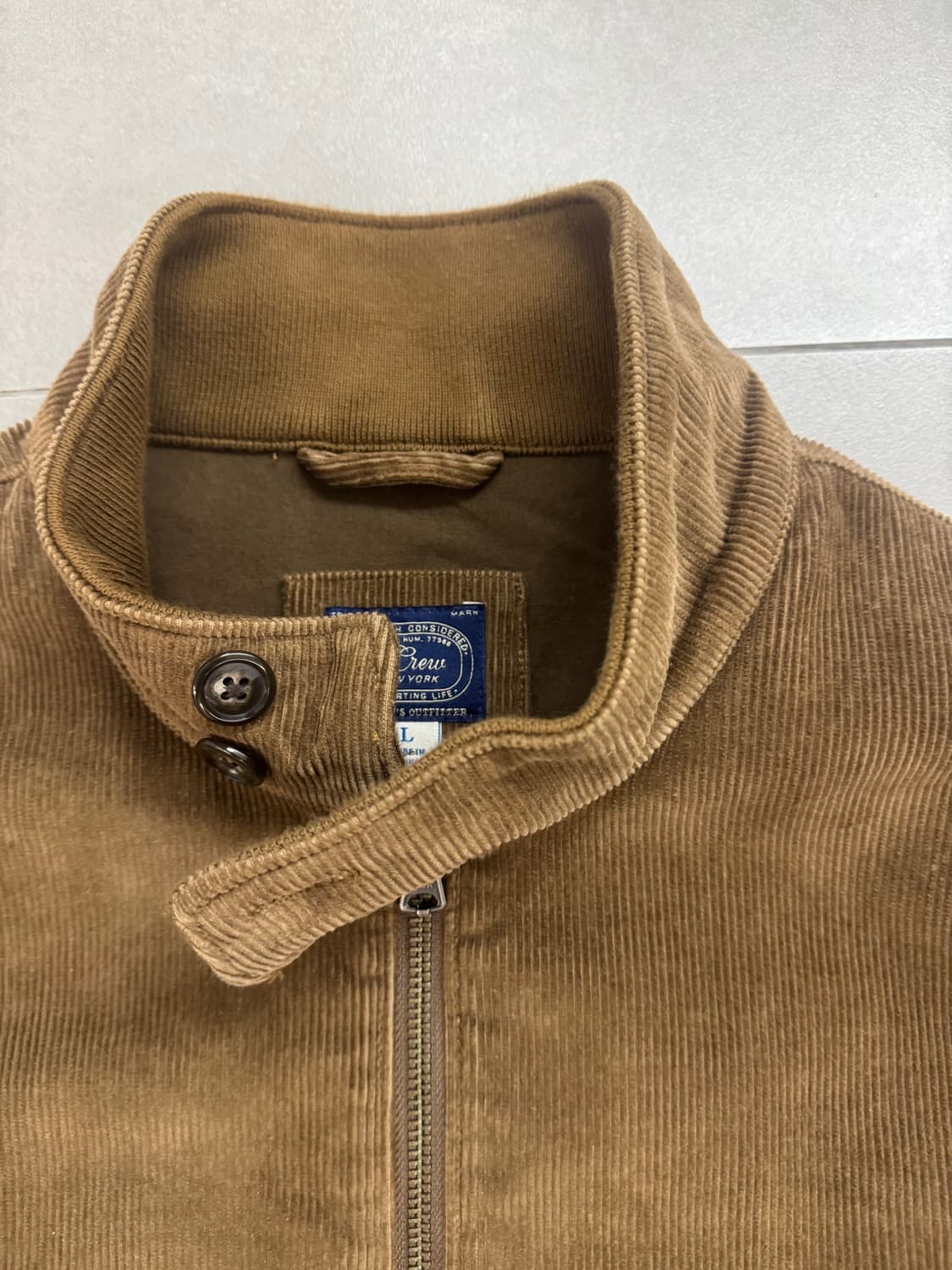 J. Crew 코듀로이 봄버 자켓 L 상품이미지3