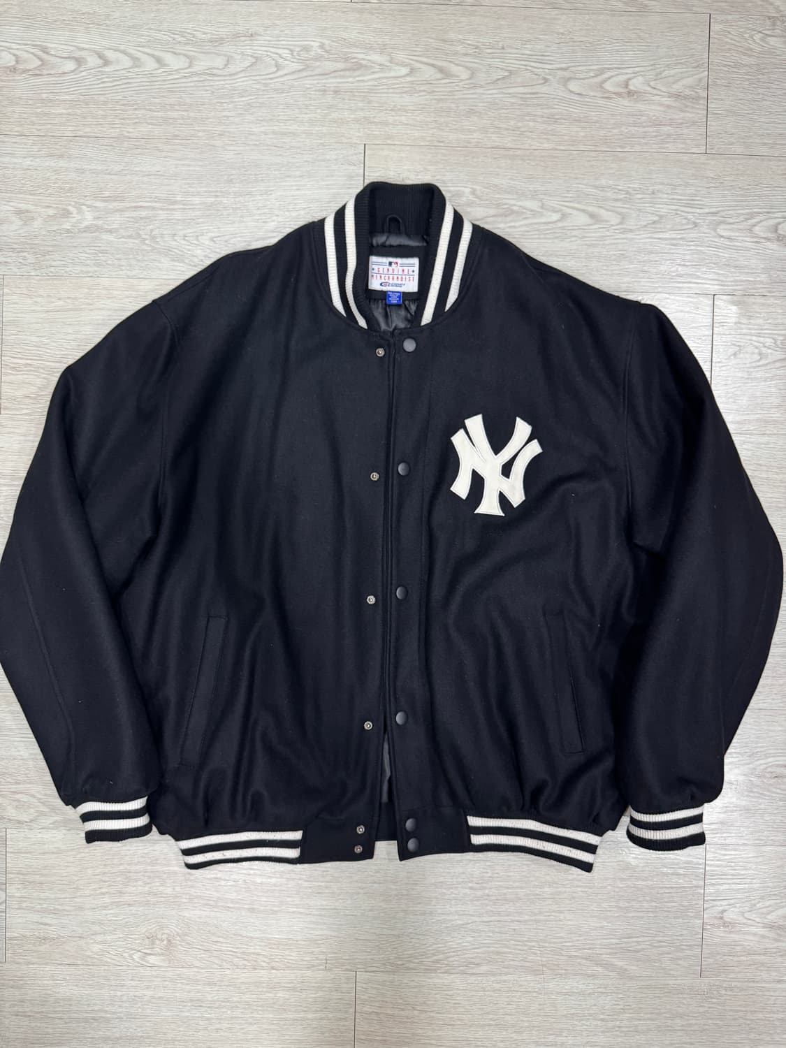 G-III 뉴욕 양키스 베이스볼 울 바시티 자켓 상품이미지1
