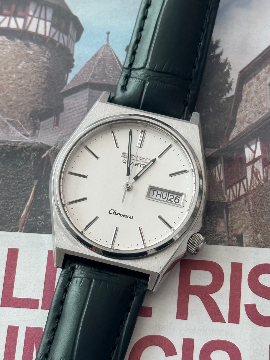 세이코 Seiko Chronos 쿼츠 데이 데이트 상품이미지1