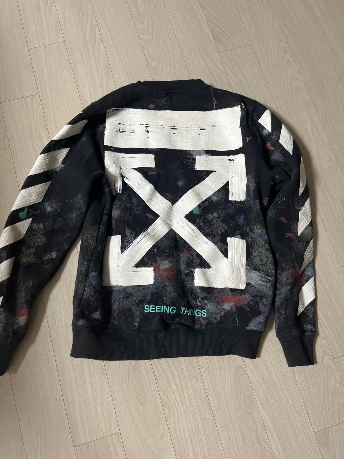 오프화이트 갤럭시 맨투맨 상품이미지2