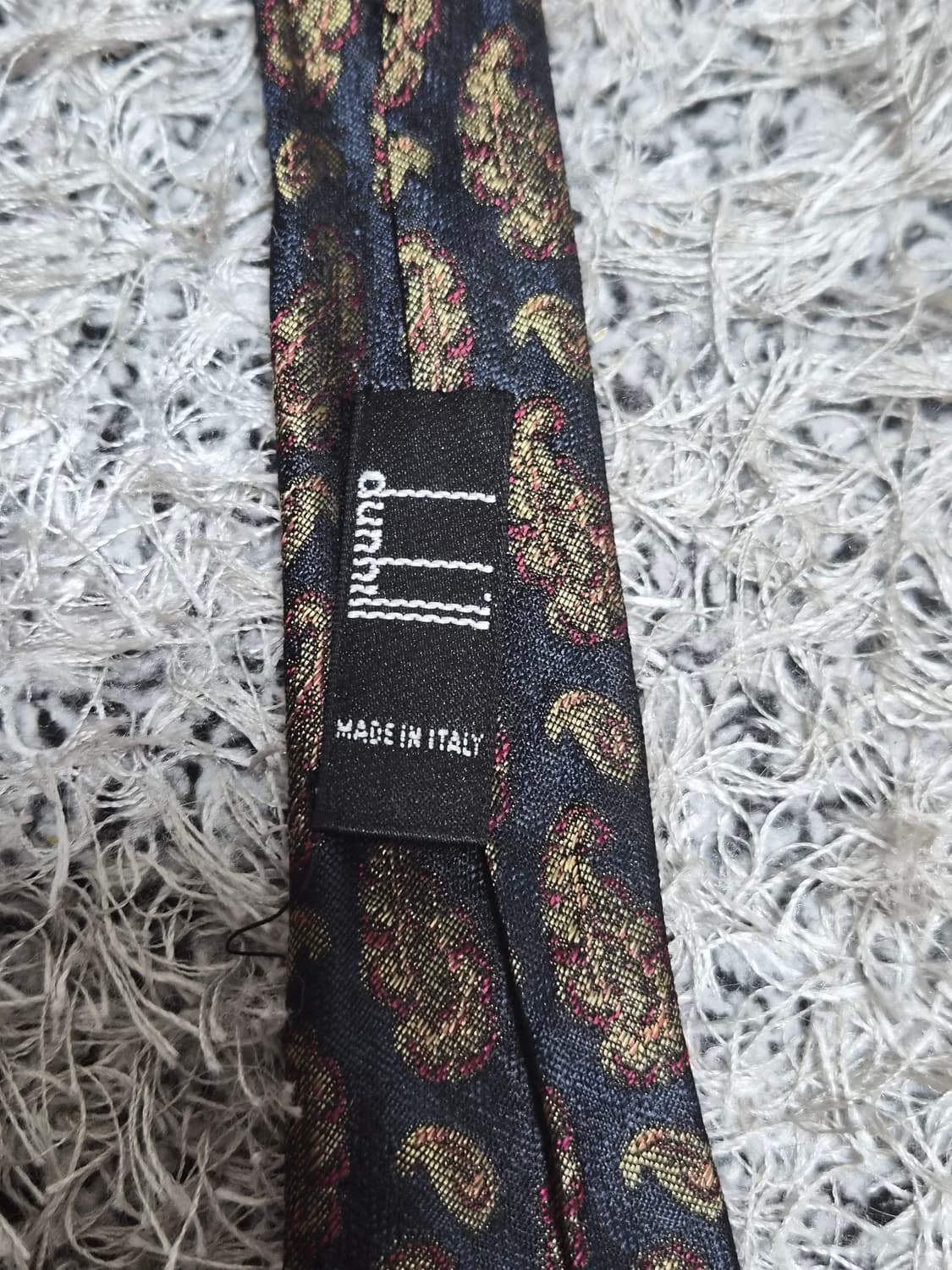 던힐Dunhill 사선 패턴 넥타이 Free - N26 상품이미지7