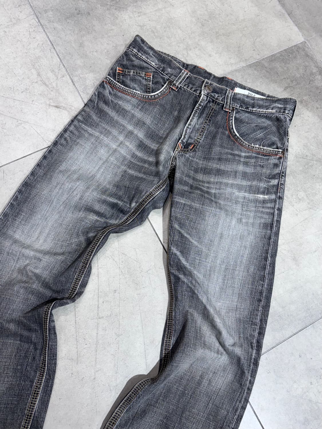 에드윈 XU-S 빈티지 워싱 지퍼 데님 팬츠 바지 상품이미지3