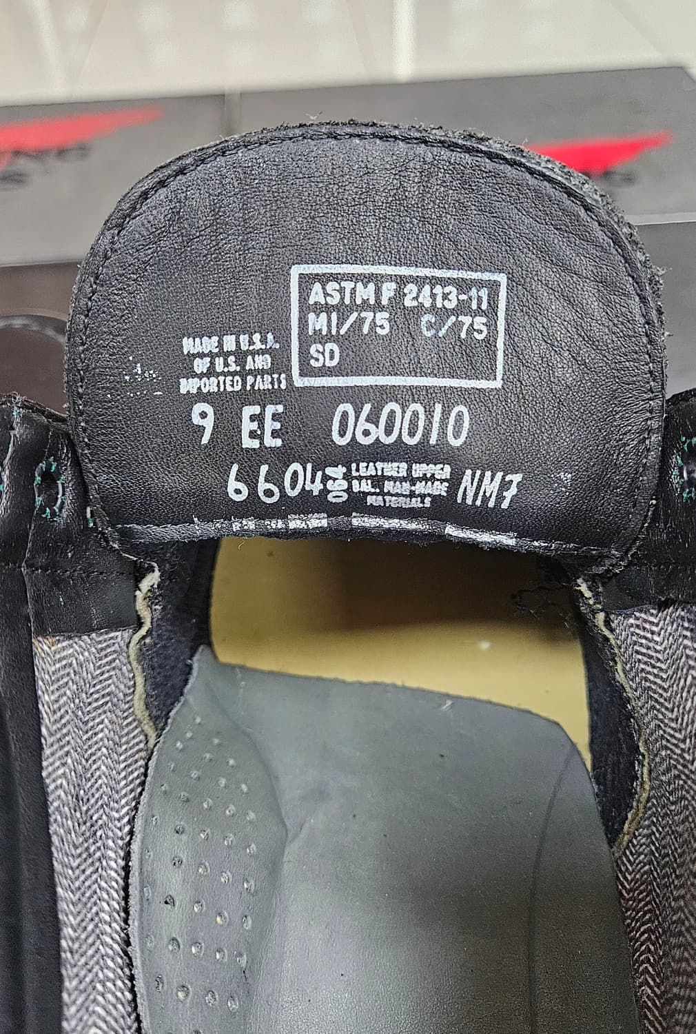 레드윙 4인치 옥스포드 안전화 6604, 사이즈 US9EE(270mm) 상품이미지8