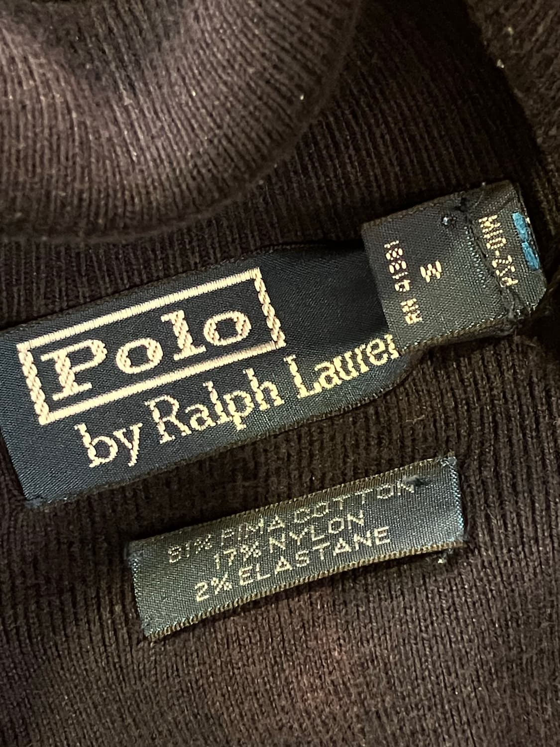 폴로 랄프로렌 니트 져지 네이비 L 상품이미지5