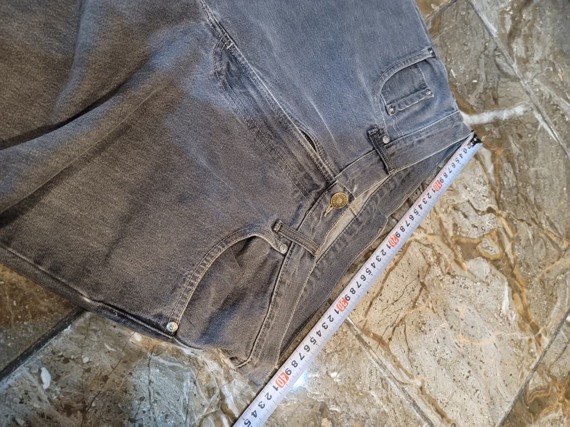 더블알엘 다크그레이 와이드 데님팬츠  상품이미지4