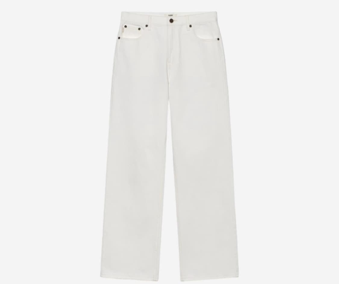98 mid-rise straight fit jeans white 상품이미지1