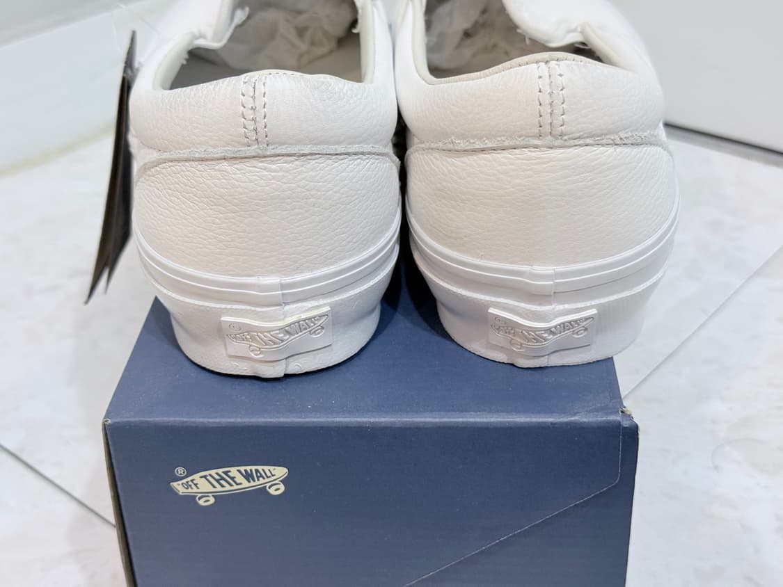 [285] 반스 슬립온 리이슈 98 레더 화이트 상품이미지4