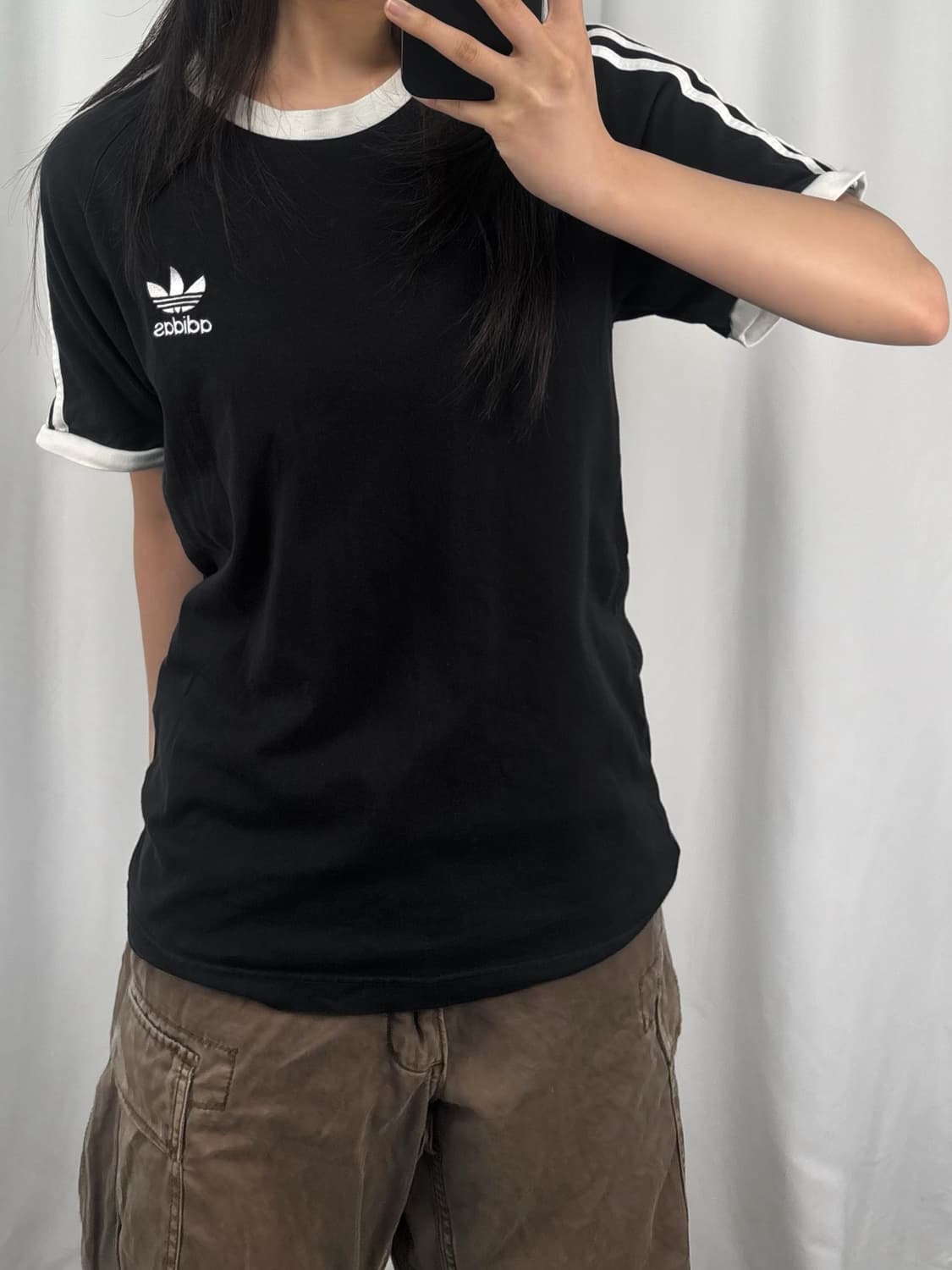 아디다스 블랙 링거티 상품이미지2