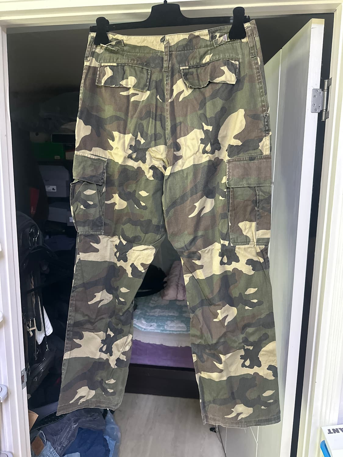 [M] 빈티지 밀리터리 카모 카고 팬츠 상품이미지3