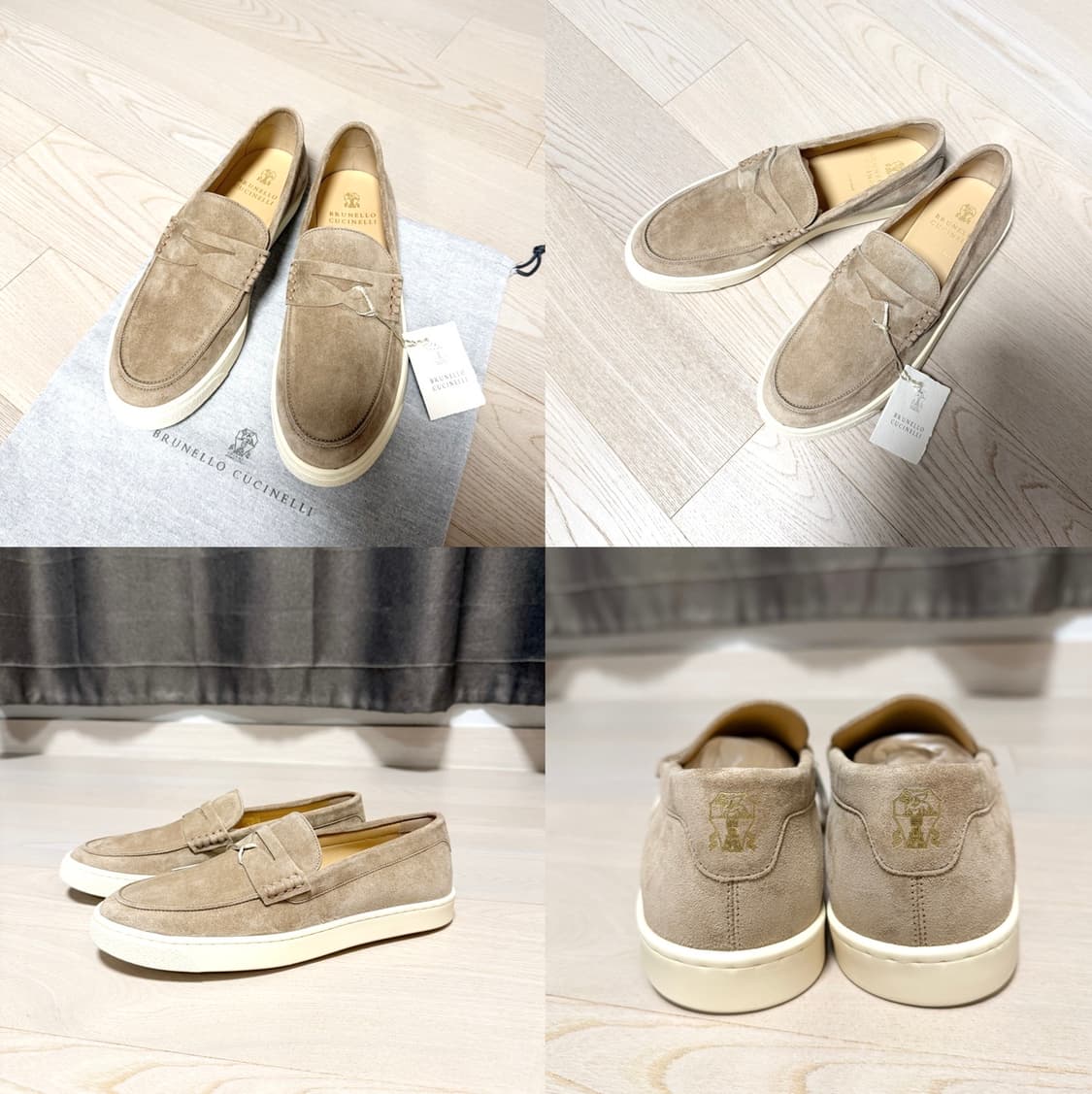 브루넬로 쿠치넬리 / 스웨이드 로퍼 스니커즈 / 43 새상품 상품이미지2