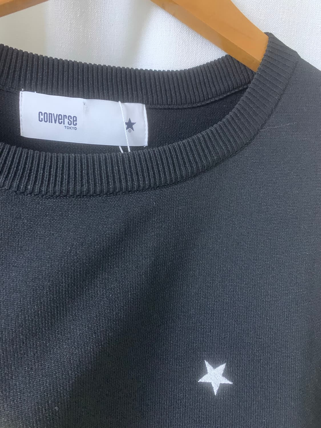 컨버스 도쿄라인 돌먼 슬리브 박시 저지 원피스 프리 상품이미지3