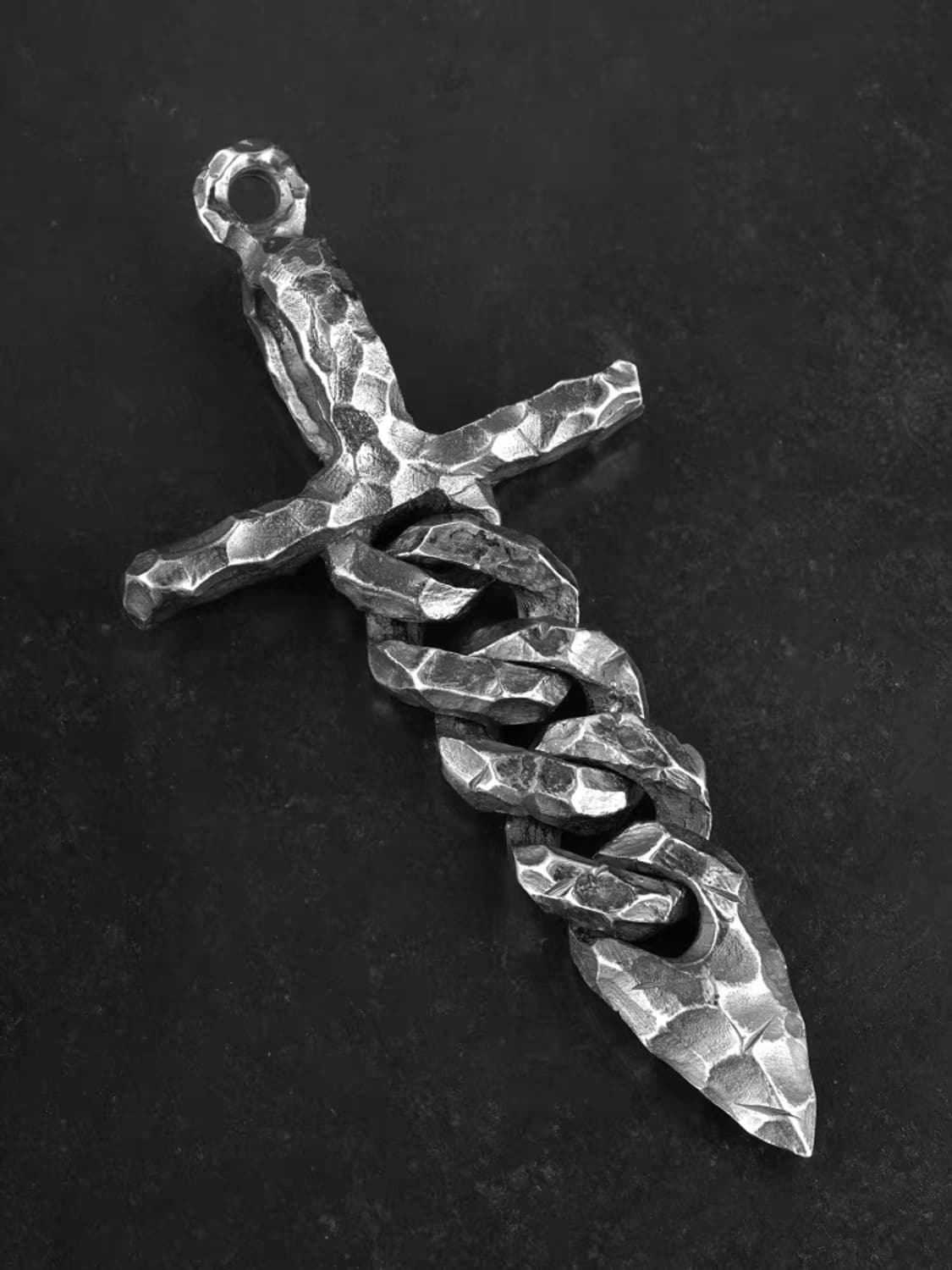 Oceanora S925 수제 홀리 소드 남성 펜던트 상품이미지7