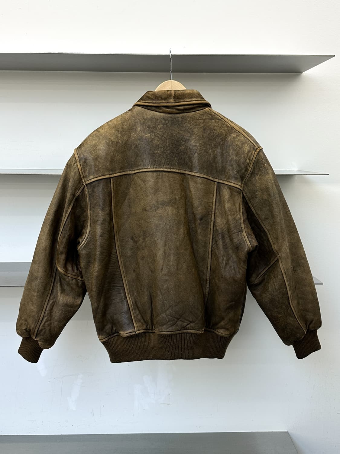 빈티지 U.S.A.F 타입 A-2 레더 자켓 상품이미지3