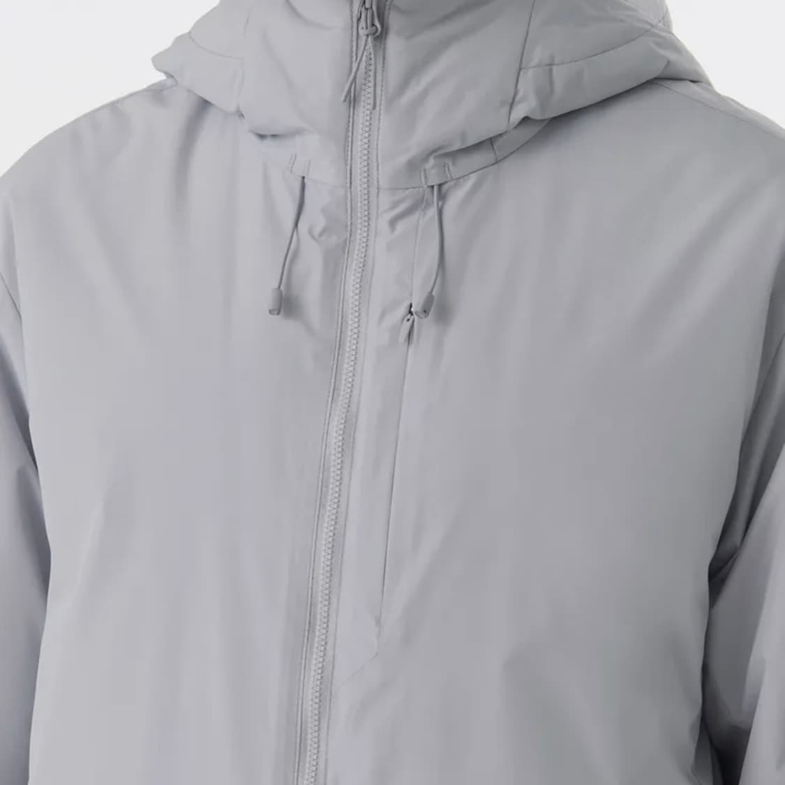 후디드 올라운드 패딩 재킷  [라이트 그레이] 상품이미지4