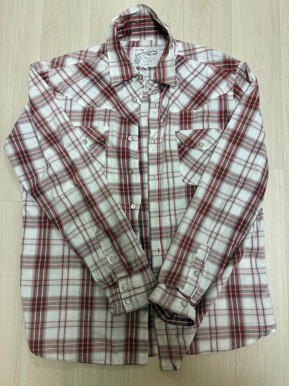 체크 셔츠 상품이미지1