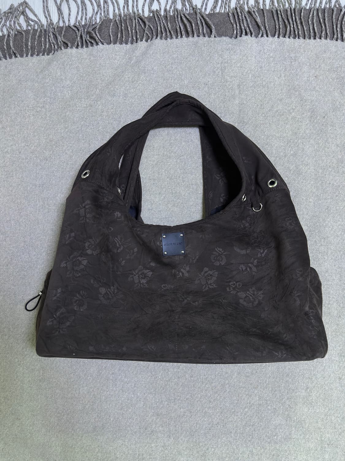 스퀘어라인 스웨이드 빅숄더백 상품이미지5