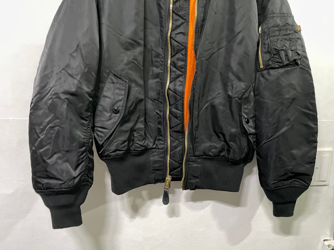 알파인더스트리 MA-1 블루종 봄버 자켓 100-105 상품이미지5