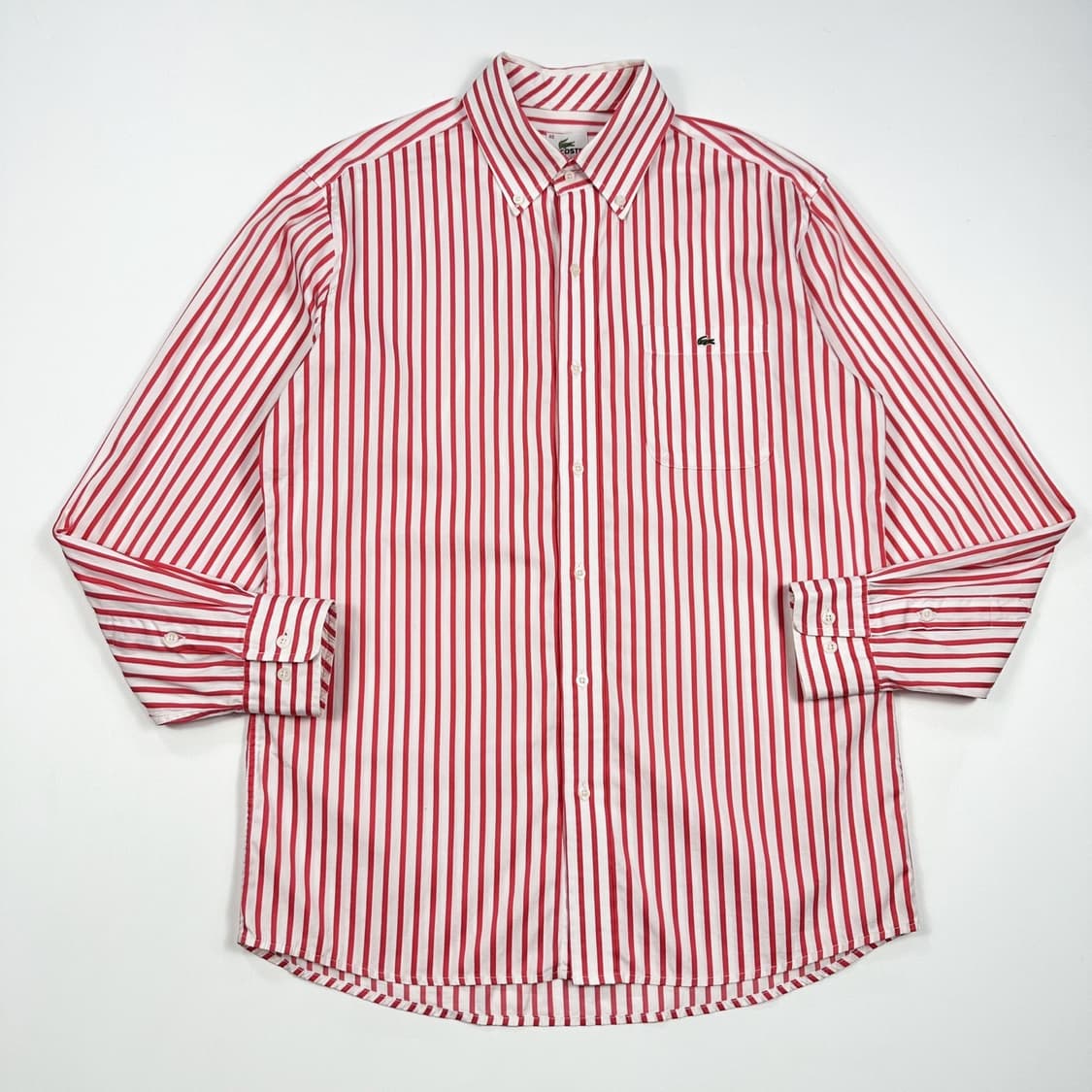 라코스테 크록 핑크 스트라이프 셔츠 (L) 상품이미지2
