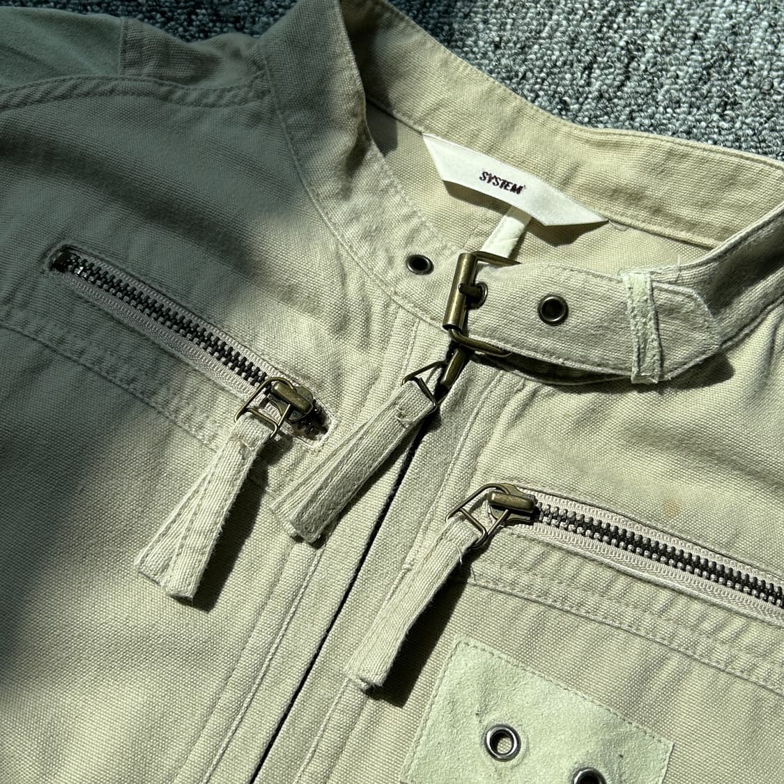 시스템 아이보리 자켓 상품이미지6