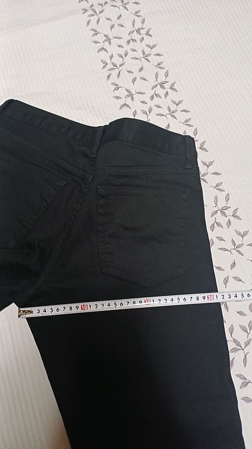 유니클로 슬림블랙진 실측33인치 기장97 상품이미지7