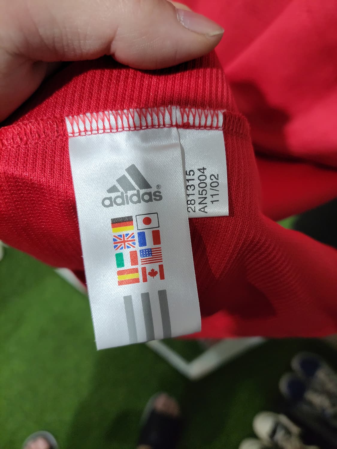 아디다스 카라 트랙 반팔 xl 상품이미지5