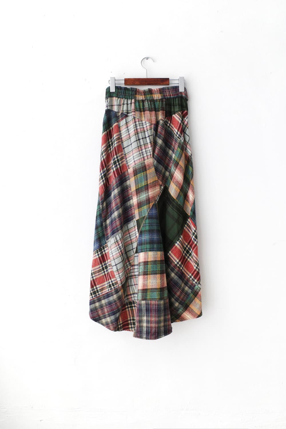 check shirt wrap skirt 상품이미지2