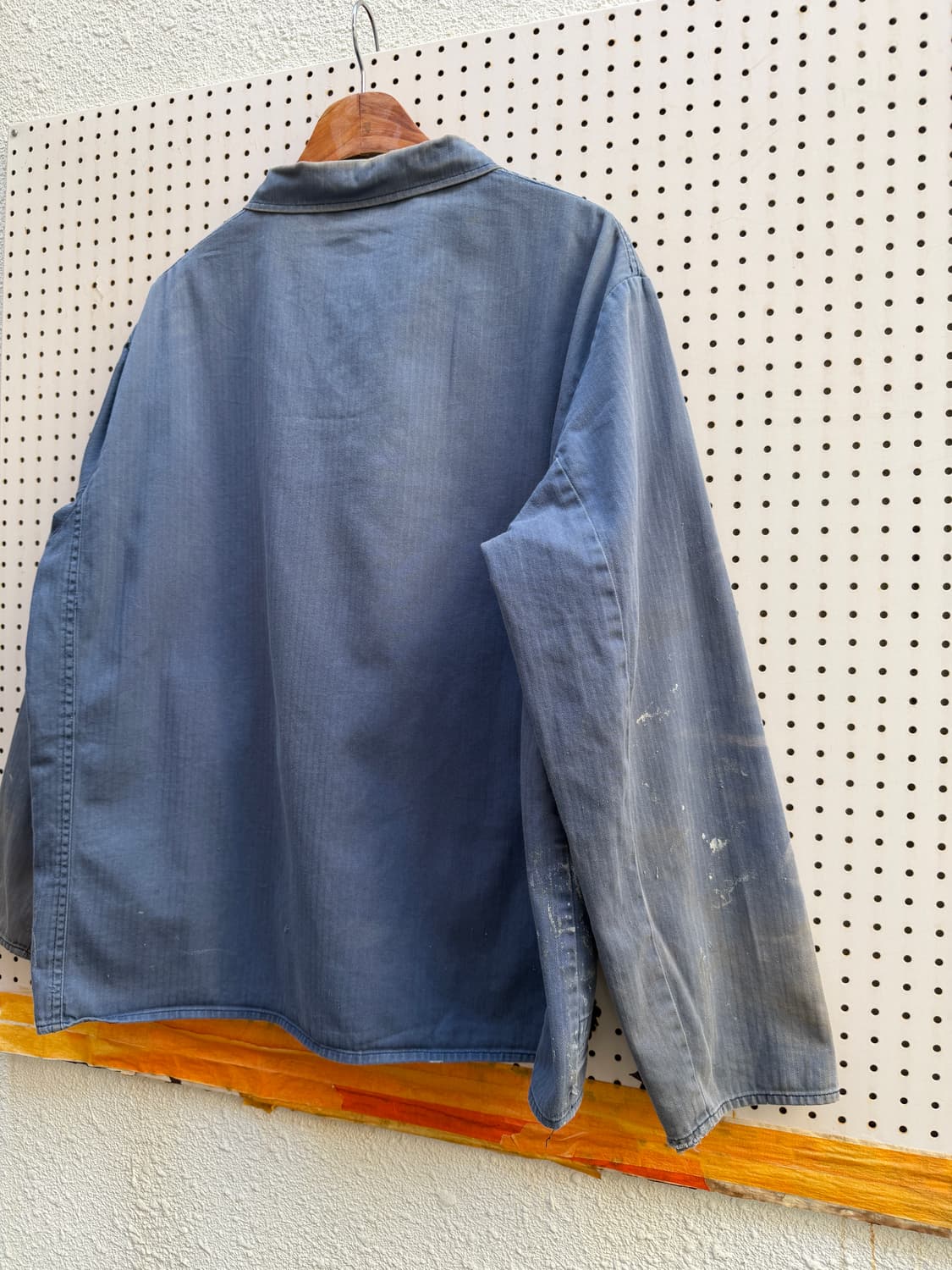 HARD SUN FADED DISTRESSED 썬페이드 헤링본 워크자켓 상품이미지9