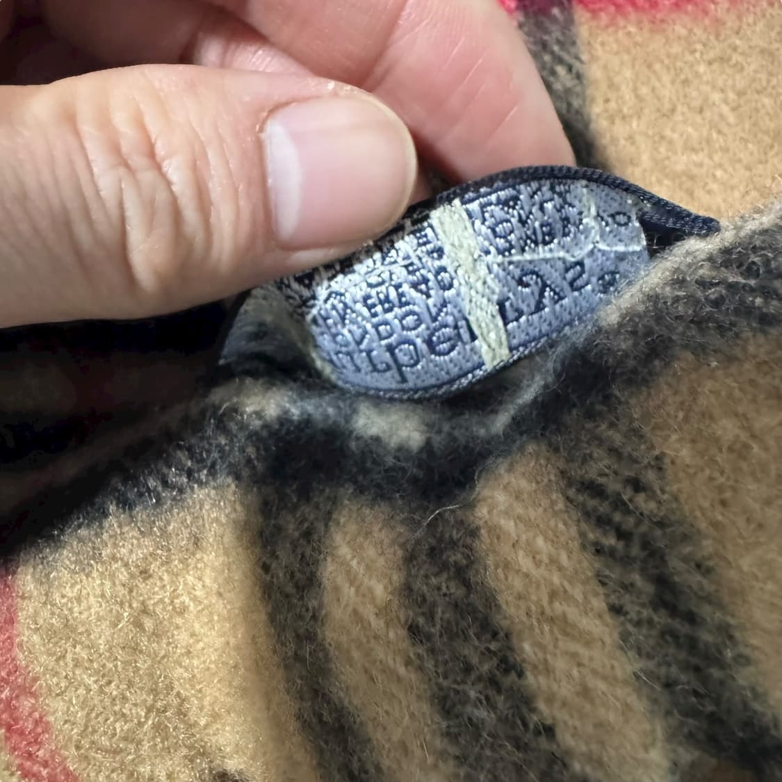 정품 버버리 캐시미어 노바체크 머플러 상품이미지6