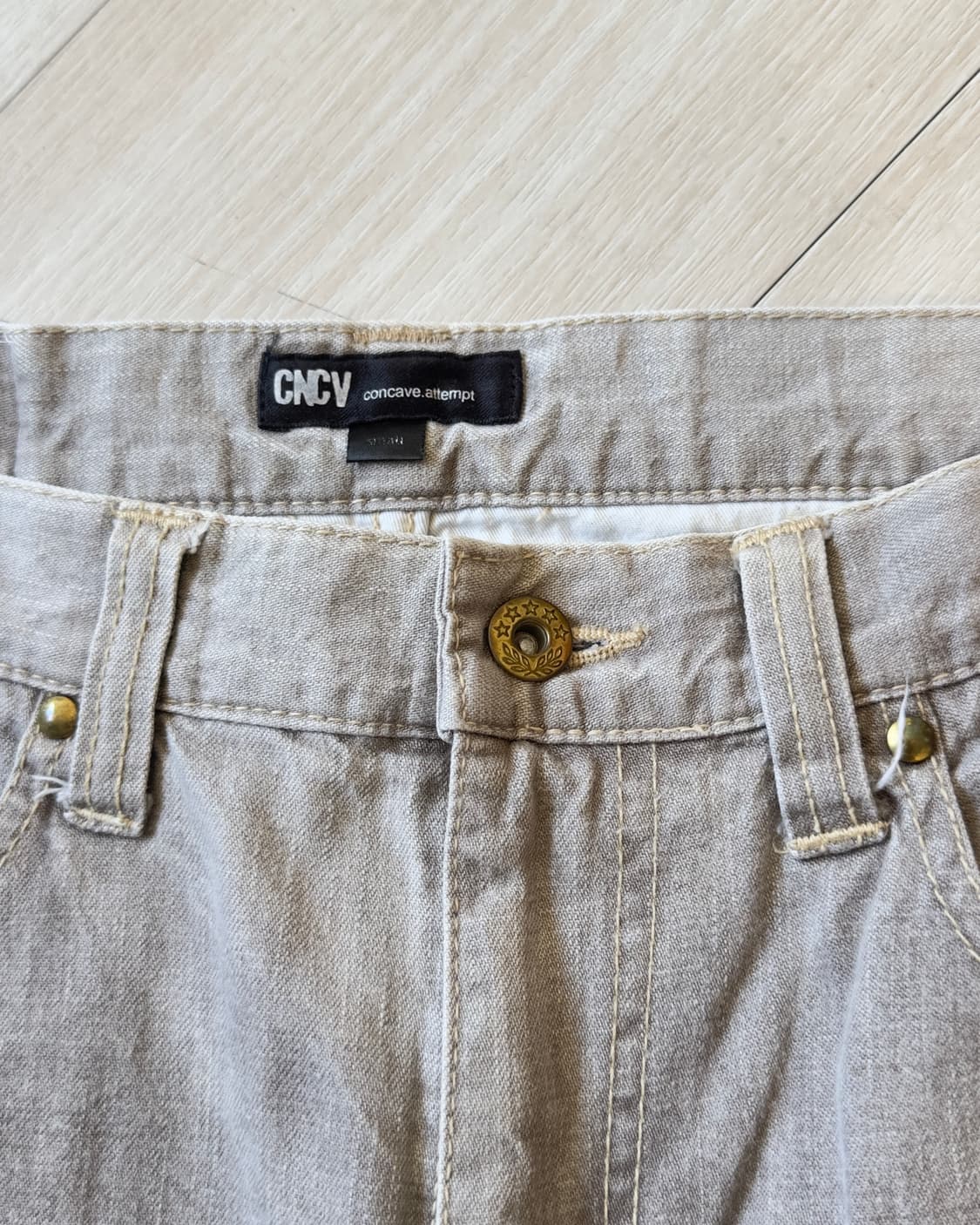 [CNCV CONCAVE] patch half pants 상품이미지6