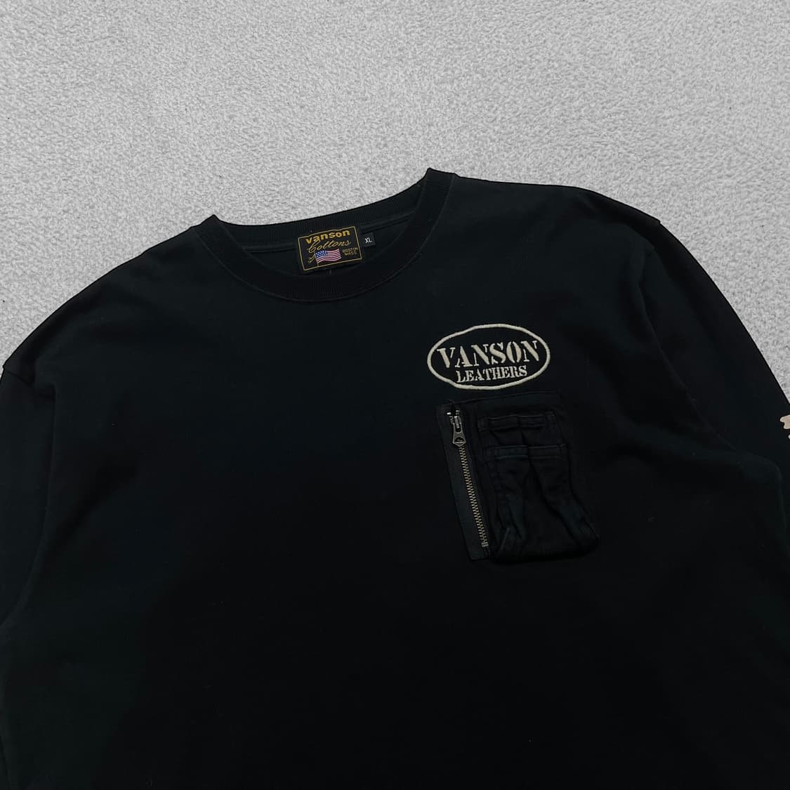 밴슨 Vanson 모터사이클 롱슬리브 블랙 상품이미지3