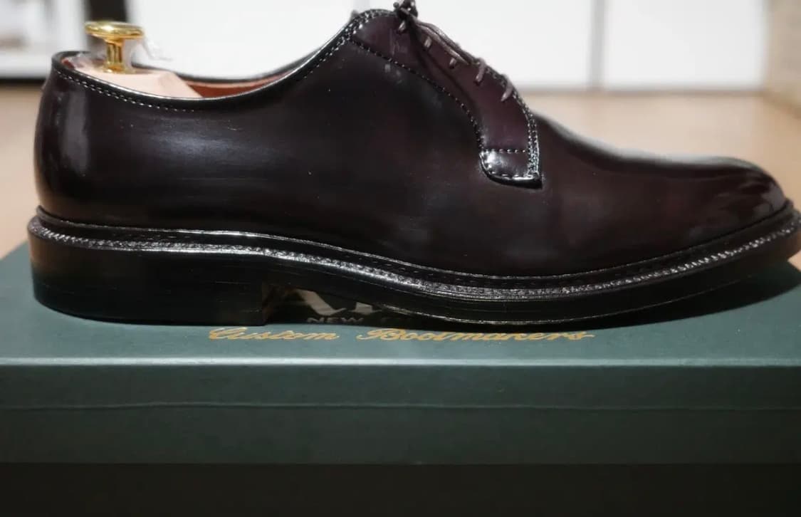 알든 990 코도반 플레인토 블루처 9.5D 상품이미지6