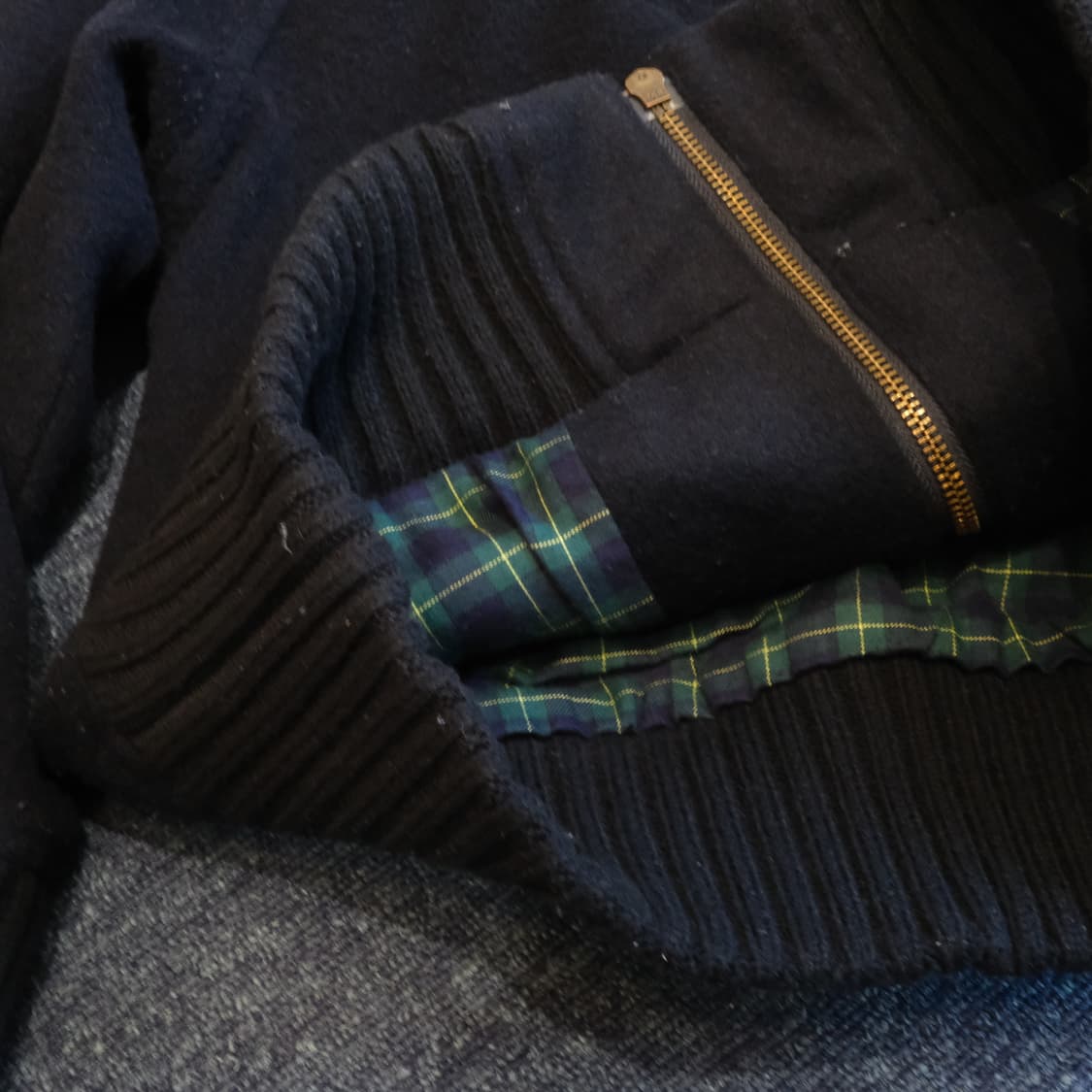 빔즈보이 울 블루종 상품이미지7