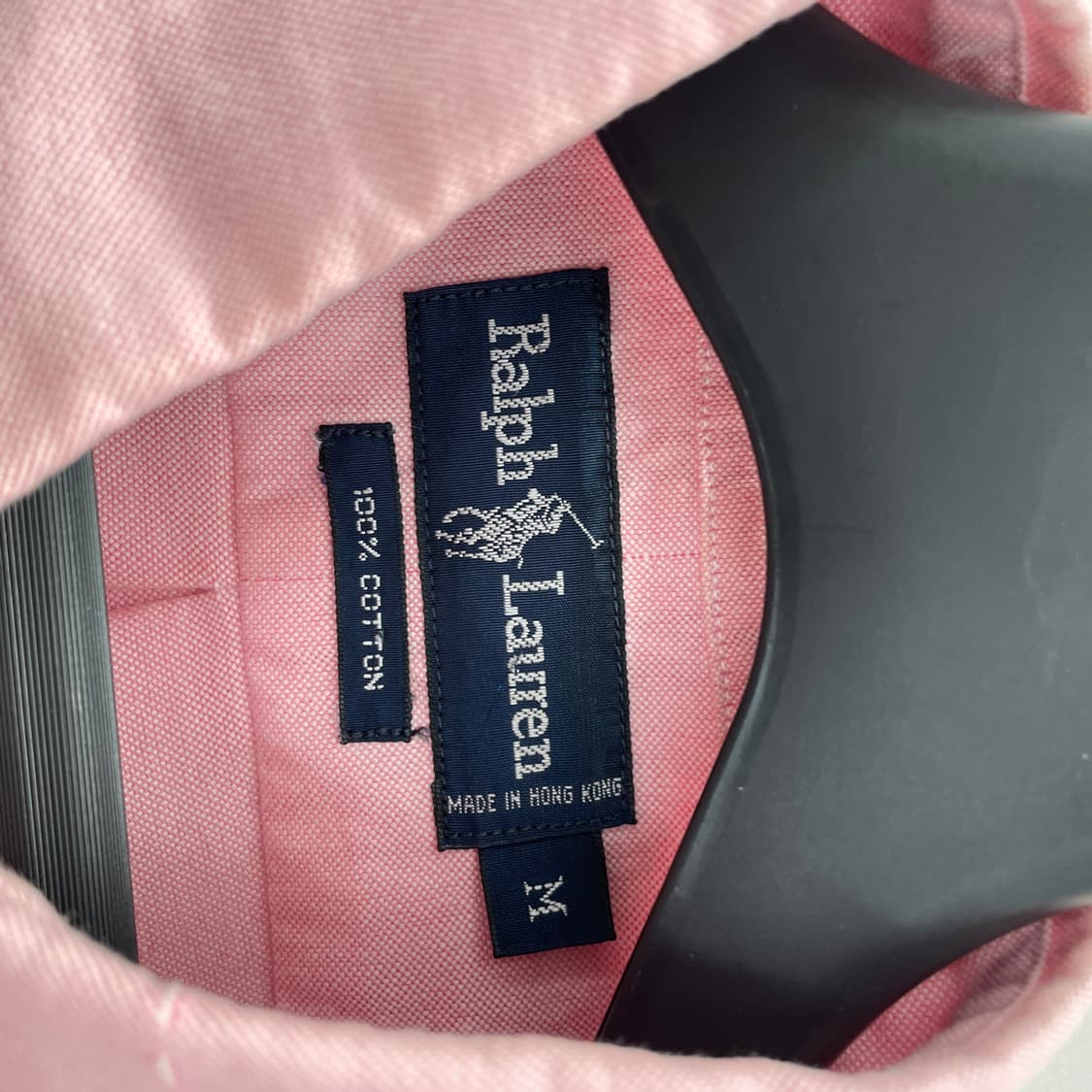 폴로 랄프로렌 옥스포드 반팔 핑크 셔츠 상품이미지5