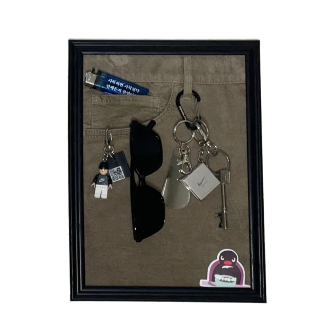 핀터레스트 데님 액자(Front pocket) 상품이미지1