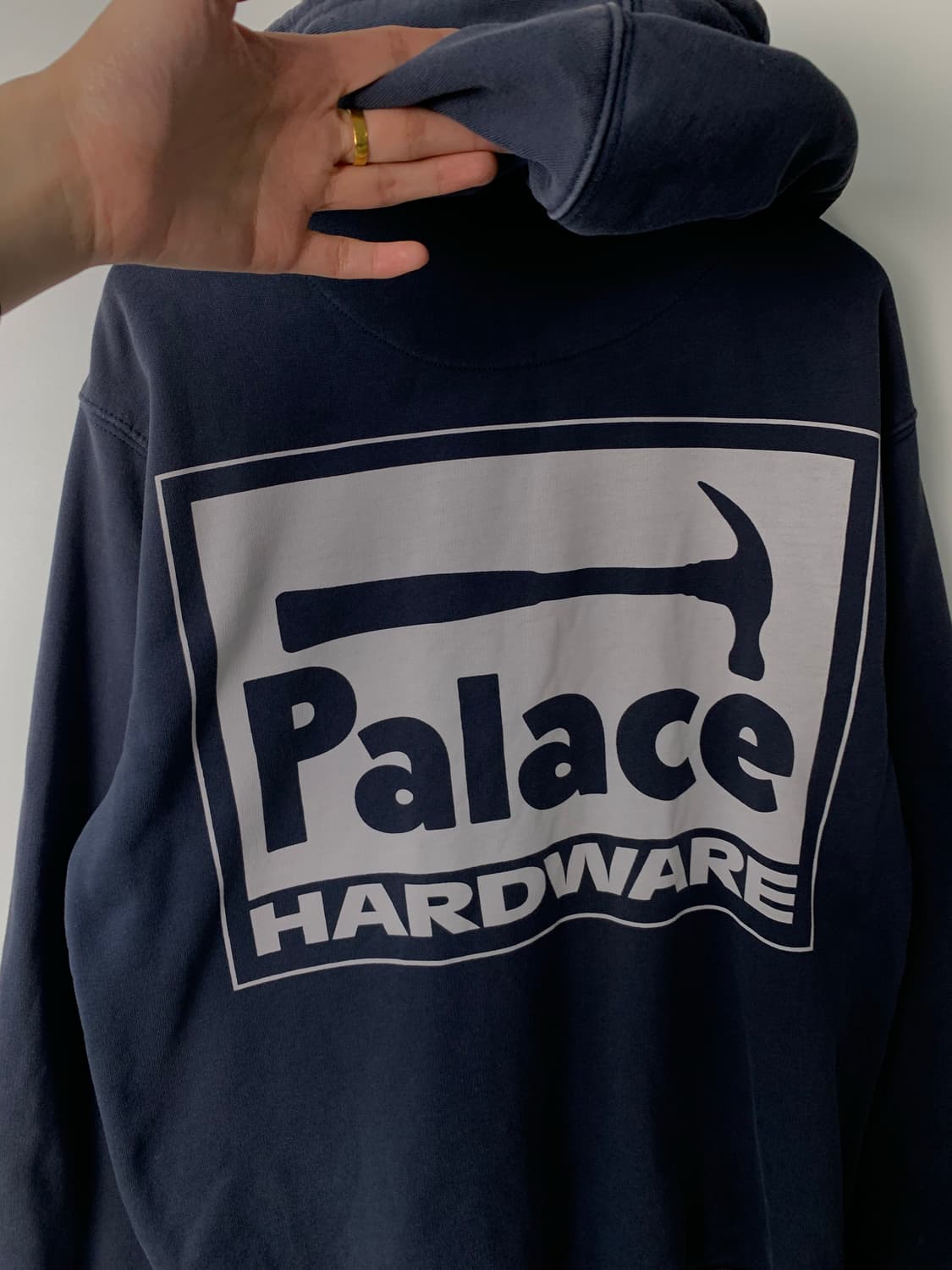 팔라스 하드웨어 콜라보 빅로고 후드집업 상품이미지6