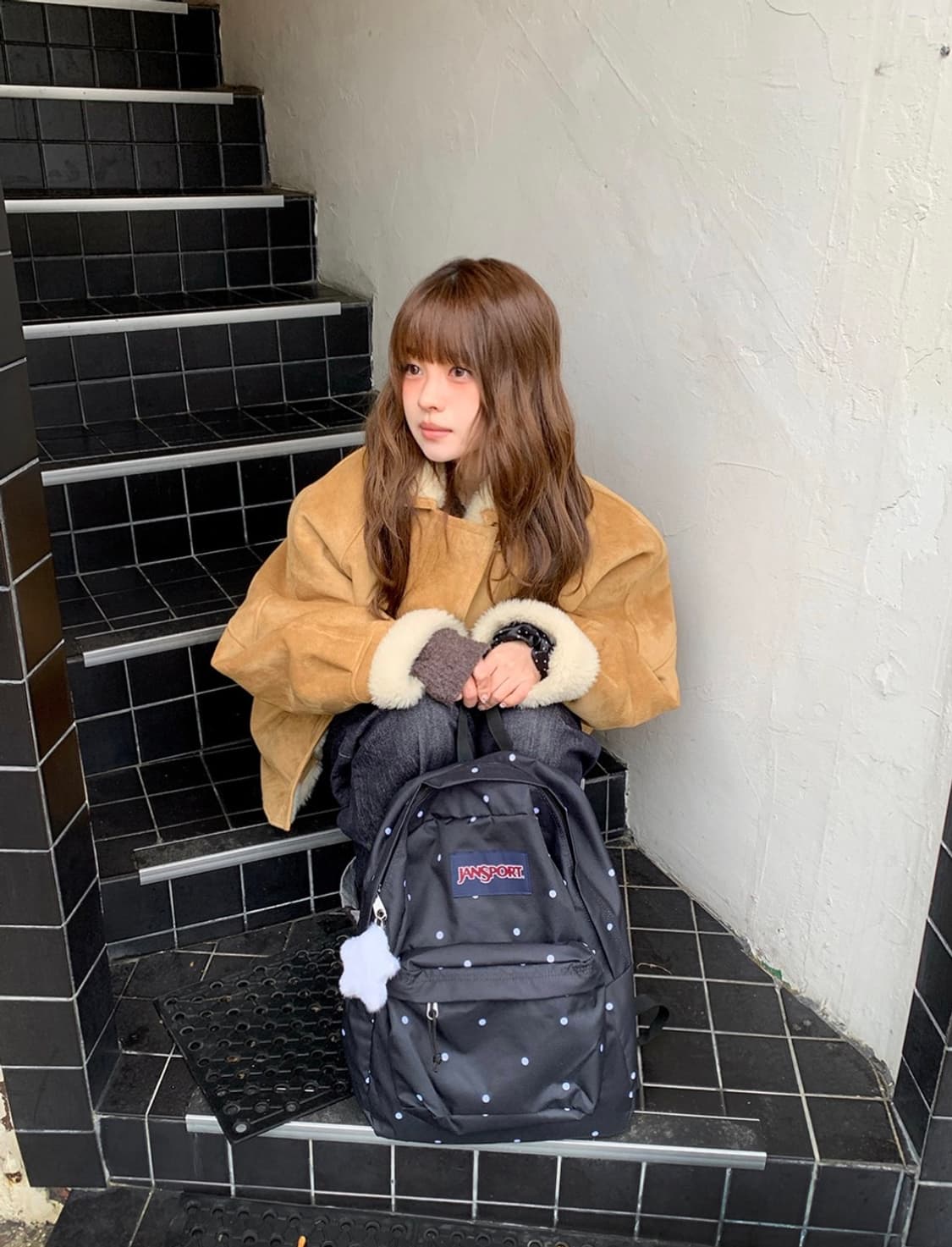 잔스포츠 땡땡이 도트 폴카닷 슈퍼브레이크 백팩 상품이미지3