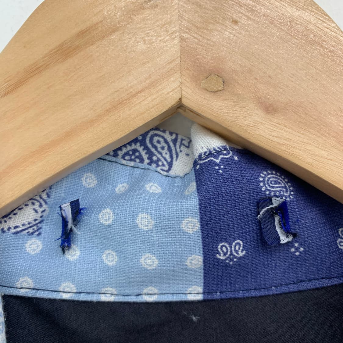 페이즐리 패치 워크 코튼 셔츠 상품이미지7