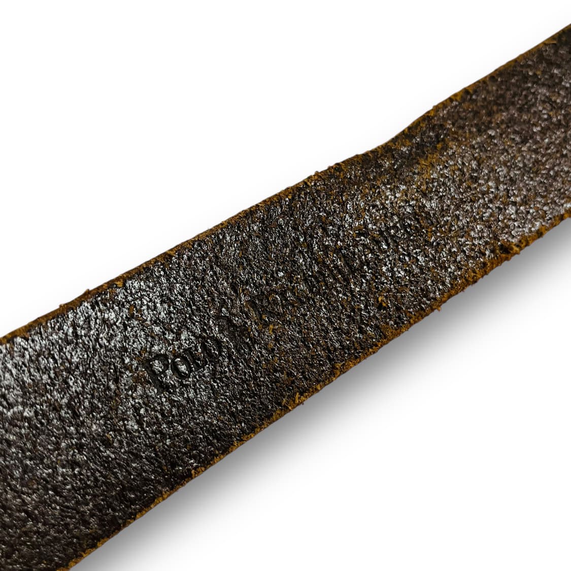 폴로 랄프로렌 동각 버클 딥 브라운 빈티지 벨트 상품이미지10