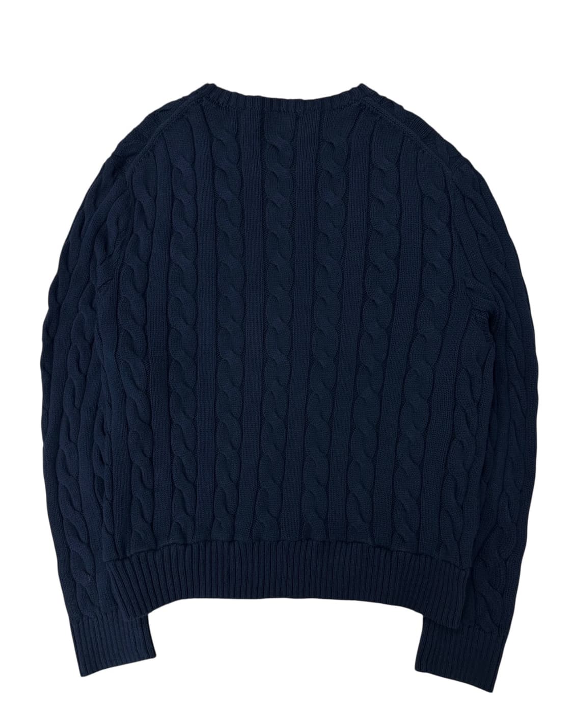 폴로 케이블니트 네이비 (L)  상품이미지8
