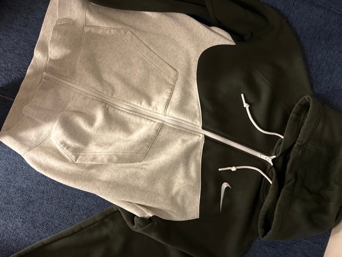 나이키 기모 후드집업 상품이미지1