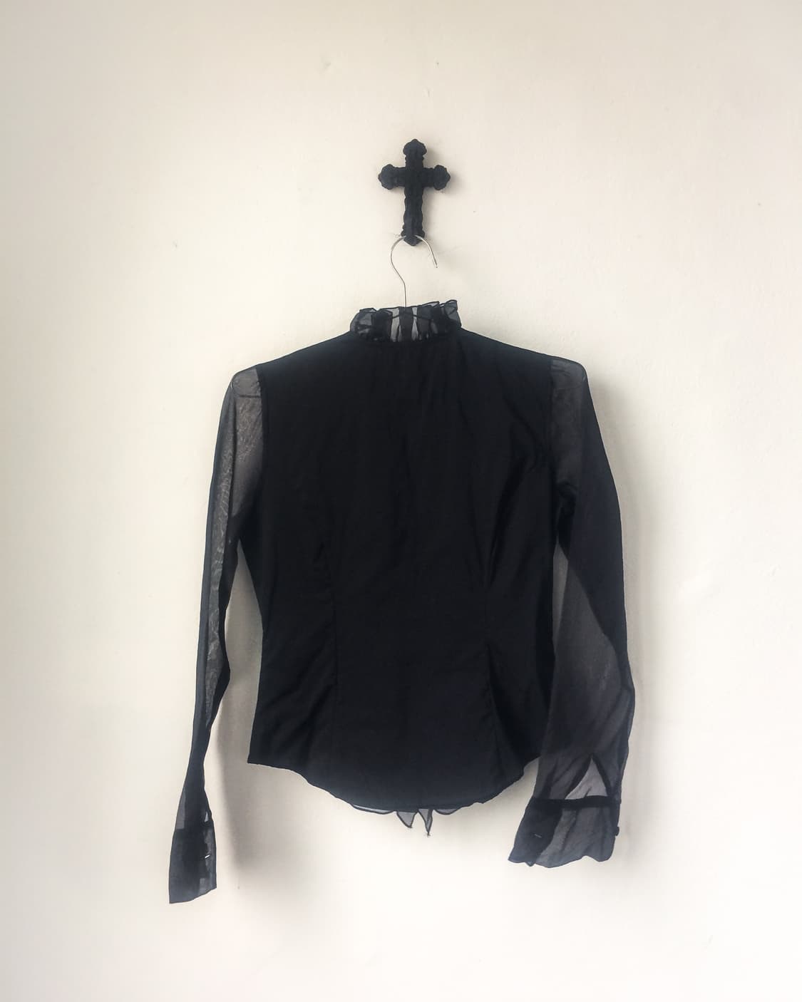 Naracamicie pleats organza shirt 상품이미지5