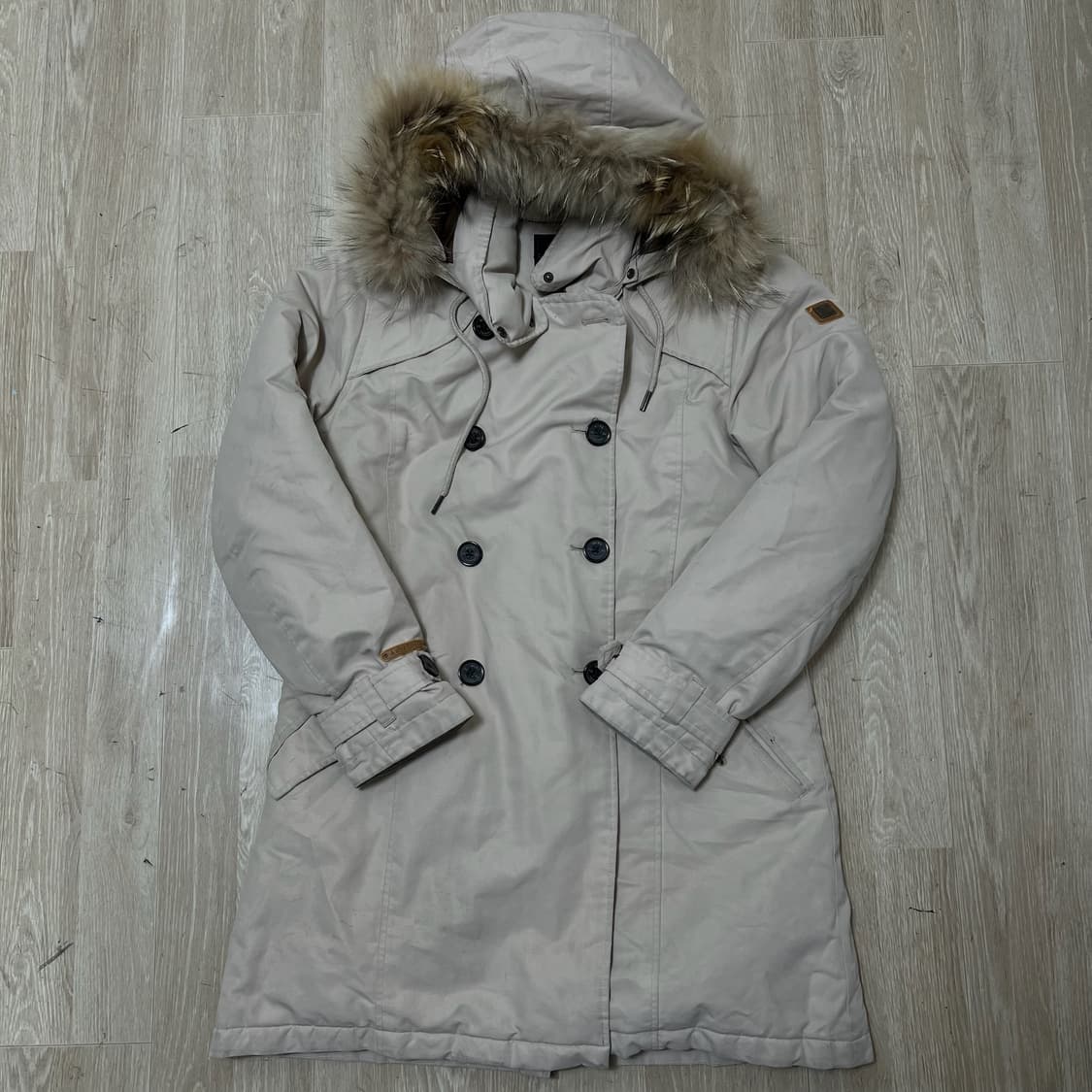 네파 여성 덕다운 퍼후드 롱패딩 L/100  상품이미지1