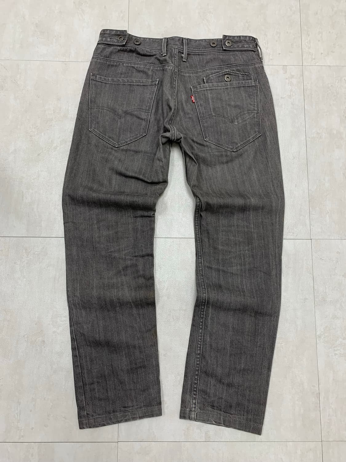 리바이스 흑청 데님 팬츠 #428 상품이미지6