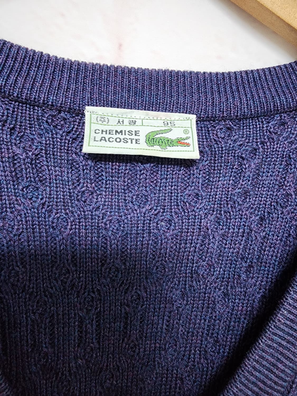 라코스테  브이넥 케이블 니트 상품이미지6
