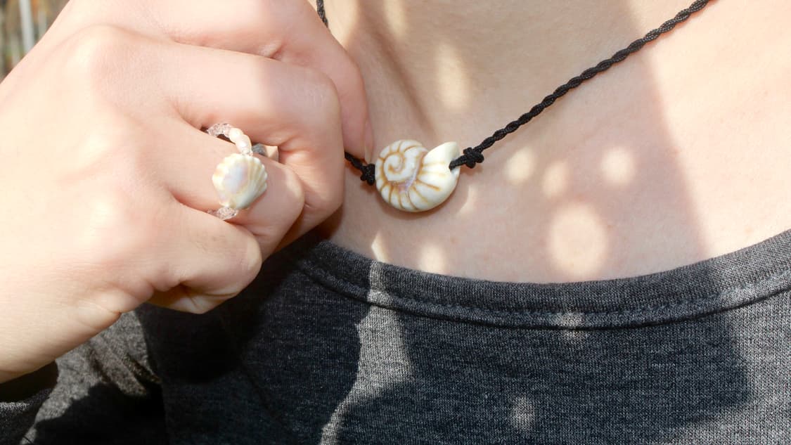 Handmade necklace (clam necklace ) 상품이미지6