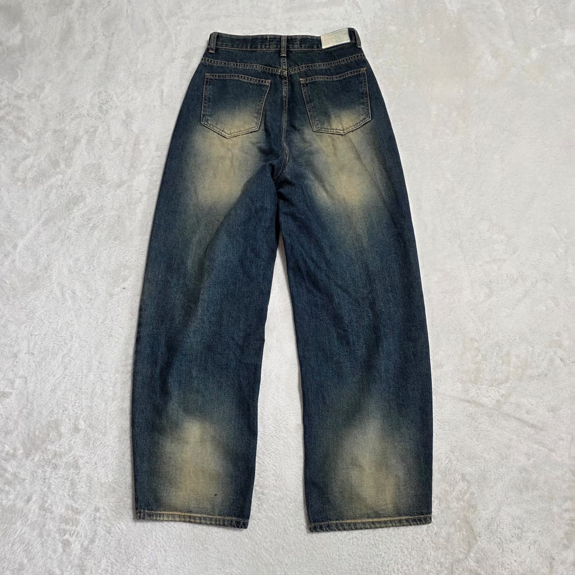 (S)여성 OOTJ 워시드 와이드 데님 팬츠 상품이미지3