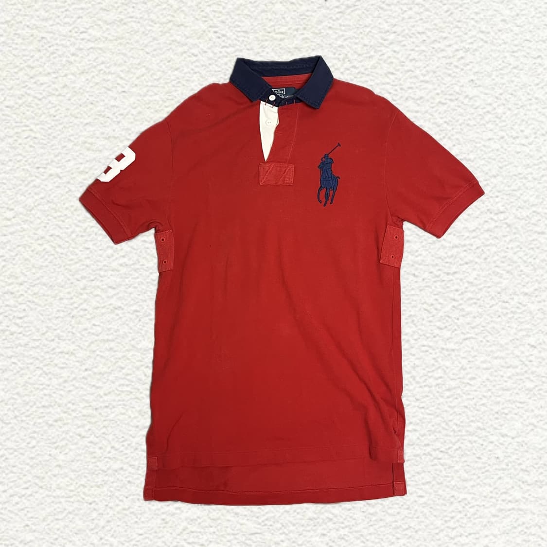 폴로 랄프로렌 빅포니 카라티 레드 S 상품이미지1