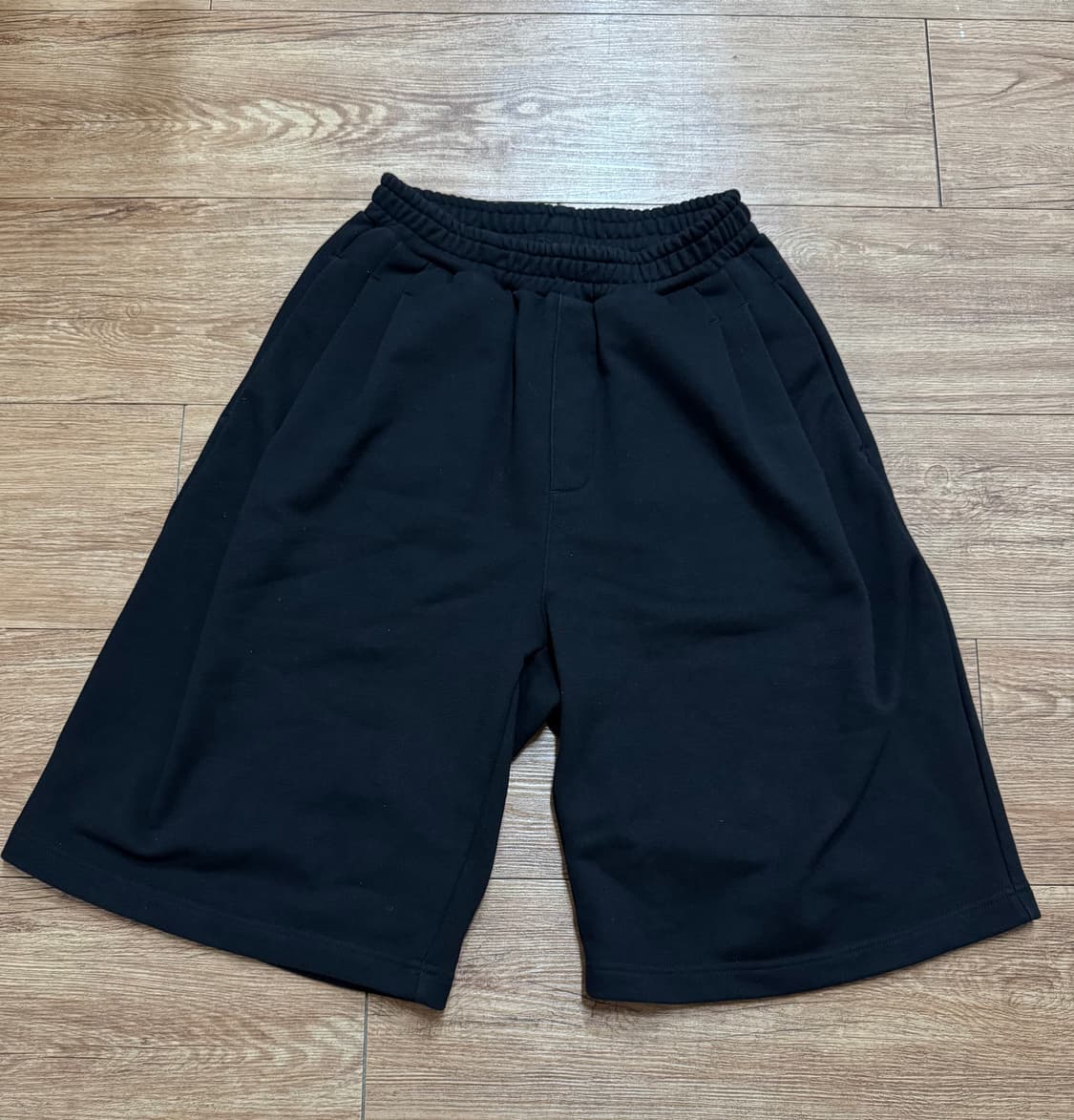 유니온블루 버뮤다 스웻팬츠 블랙 S 상품이미지1