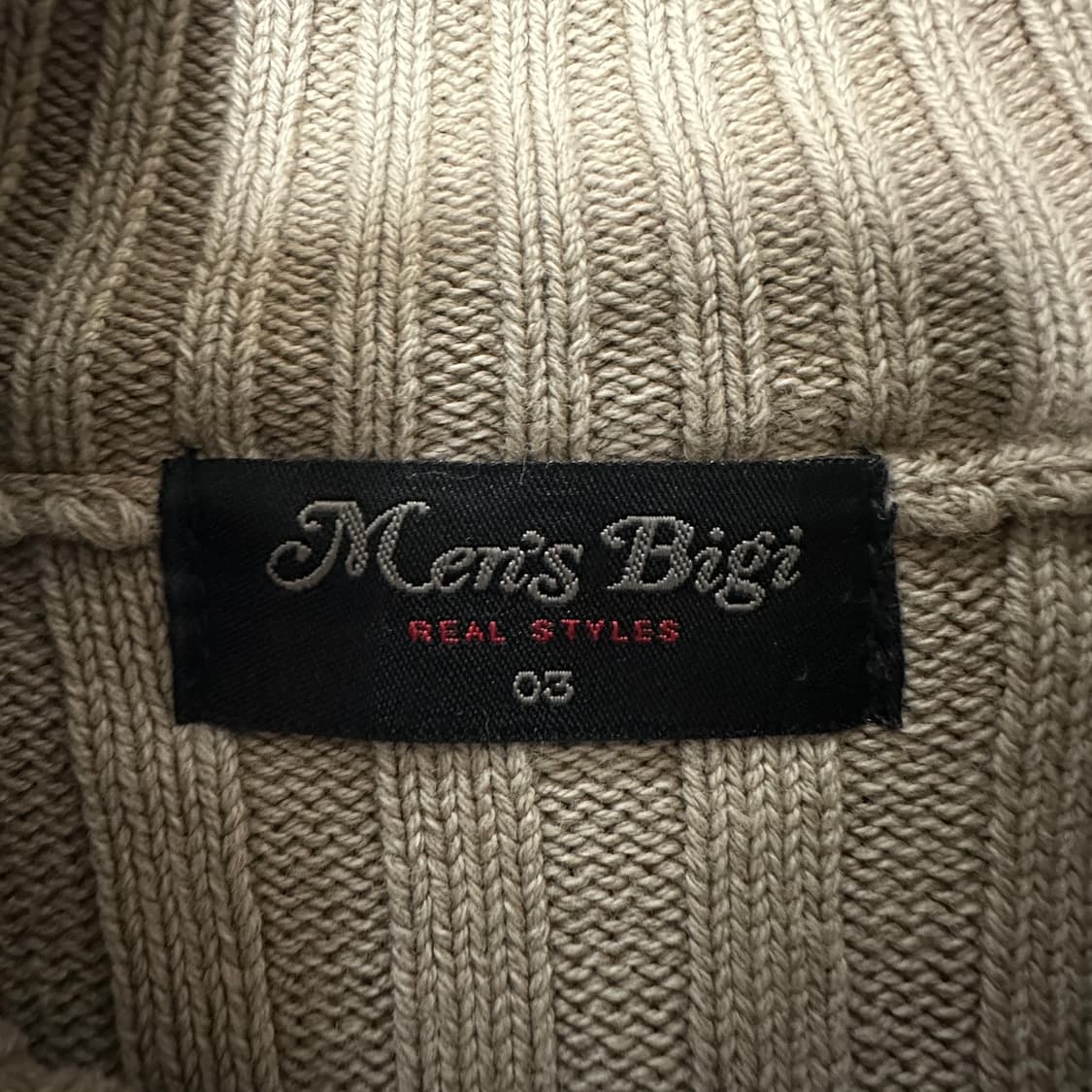 MEN'S BIGI knit zipup jacket 상품이미지3