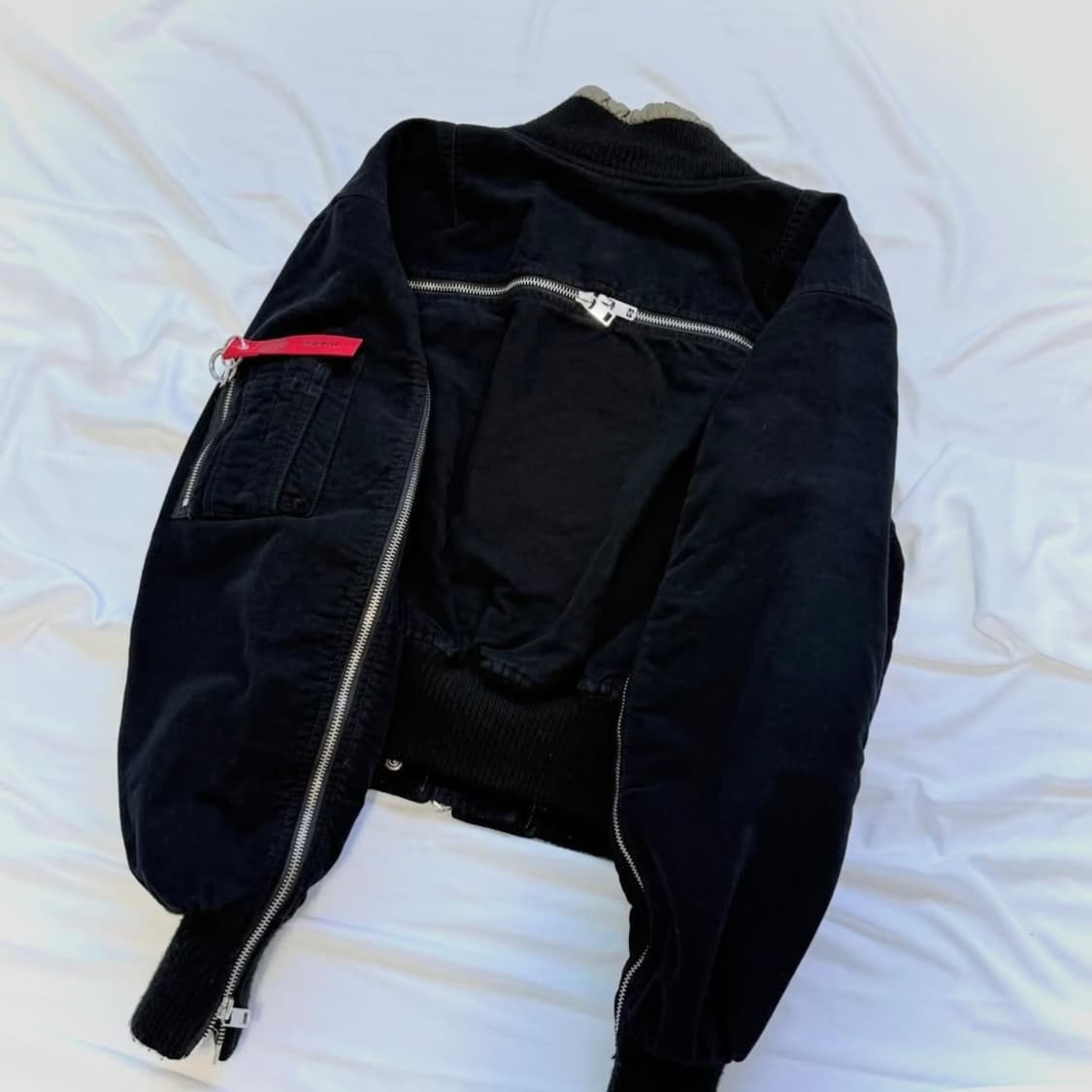 디젤 백 지퍼 봄버 자켓 상품이미지3